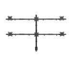 Equip Soporte articulado de sobremesa para 6 monitores de 17"-32