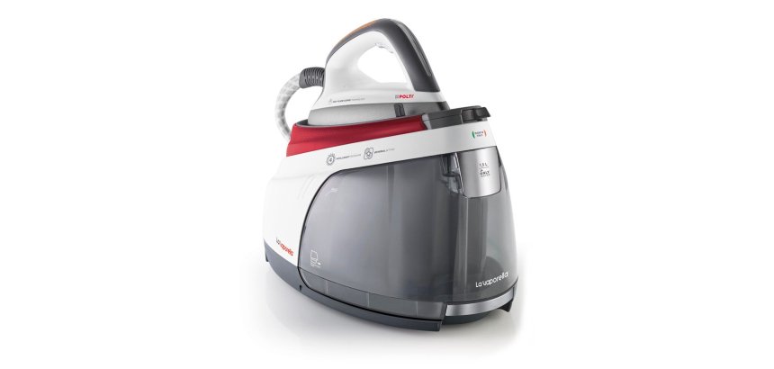 Polti La Vaporella XM82C 2350 W 1.5 L Aluminium soleplate Grey, Red