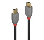 Lindy Câble USB 2.0 Type C de 1m, PD 60W, Anthra Line
