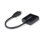 StarTech.com Adaptateur HDMI vers VGA, Convertisseur Vidéo Actif pour Ordinateur Portable/Bureau, 1920x1080 (1080p), Source HDMI vers Moniteur/Affichage/Projecteur VGA