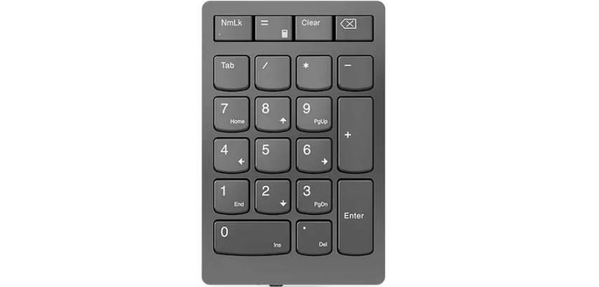 Lenovo Go Wireless Numeric Keypad - Tastenfeld - Storm Gray