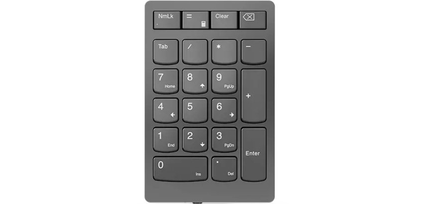Lenovo 4Y41C33791 numeric keypad Universal RF Wireless Grey