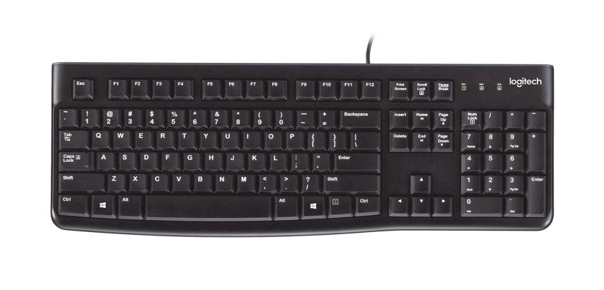 Logitech K120 for Business clavier Universel USB QWERTY Anglais Noir