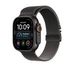Apple watch Apple Watch Ultra 4 GPS + Cellular 49 mm Boîtier en titane Noir avec Boucle milanaise en titane Noir - M