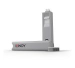 Lindy 40427 bloqueador de puerto Bloqueador de puerto + clave USB Tipo C Blanco 5 pieza(s)