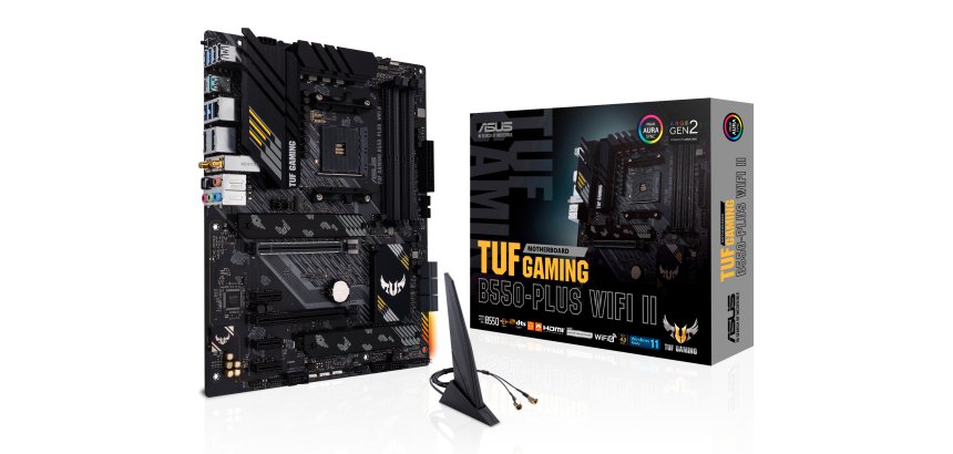 ASUS TUF GAMING B550-PLUS WIFI II AMD B550 Emplacement AM4 ATX