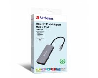 Verbatim CMH-09 USB Type-C 10000 Mbit/s Argent