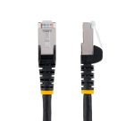 StarTech.com 7m CAT6a Ethernet Kabel, Zwart, Low Smoke Zero Halogen (LSZH), 10GbE 500MHz 100W PoE++ Snagless RJ-45 S/FTP Netwerk Patch Kabel met Trekontlasting, Fluke Tested/ETL