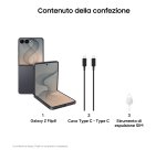 Samsung Galaxy Z Flip8 , 256GB, Graphite, Selfie Camera 50MP, Now Brief, Assistente Foto, FlexWindow Personalizzata, Batteria 4300 mAh, RAM 12GB