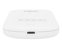 Celly MAGPB10000PROWH batteria portatile 10000 mAh Carica wireless Bianco