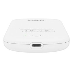 Celly MAGPB10000PROWH batería externa 10000 mAh Cargador inalámbrico Blanco