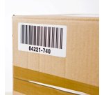 Brother DK-11240 - Rouleau d'étiquettes original – Noir sur blanc, 102 x 51 mm