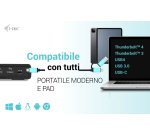 i-tec USB 3.0 / USB-C / Thunderbolt 3 Dual Display Docking Station Gen2 + Power Delivery 100W