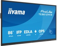 iiyama TE8612MIS-B4AG Écran d'affichage dynamique Écran plat interactif 2,17 m (85.6") LCD Wifi 400 cd/m² 4K Ultra HD Noir Écran tactile Intégré dans le processeur Android 24/7