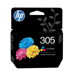HP Cartouche d’encre trois couleurs 305 authentique