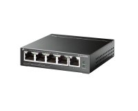TP-Link TL-SG105MPE commutateur réseau L2 Gigabit Ethernet (10/100/1000) Connexion Ethernet, supportant l'alimentation via ce port (PoE) Noir