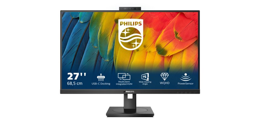 Philips 5000 series 27B1U5601H/00 écran plat de PC 68,6 cm (27") 2560 x 1440 pixels Quad HD LCD Noir