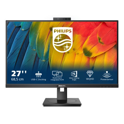 Philips 5000 series 27B1U5601H/00 LED display 68,6 cm (27") 2560 x 1440 pixels Quad HD LCD Noir