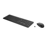HP 230 WL MOUSE+KB COMBO FR clavier Souris incluse Bureau RF sans fil Noir