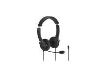 Kensington Auriculares Classic EQ USB-C con control de volumen y micrófono