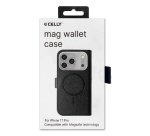 Celly WALLYMAG mobile phone case 16 cm (6.3") Wallet case Black