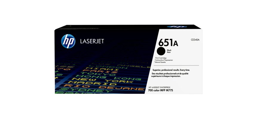 HP 651A Black Original LaserJet Toner Cartridge