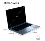 HP EliteBook X Flip G2i 14 inch Notebook Next Gen AI PC Wolf Pro Security Edition Copilot+ PC Intel Core Ultra X7 358H Hybride (2-en-1) 35,6 cm (14") Écran tactile WUXGA 32 Go LPDDR5x-SDRAM 512 Go SSD Wi-Fi 7 (802.11be) Windows 11 Pro Bleu