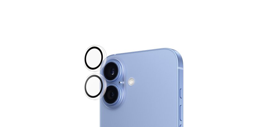 PanzerGlass ® Hoops® Camera Lens Protector Transparent iPhone 16 | 16 Plus Protector de pantalla Apple 1 pieza(s)