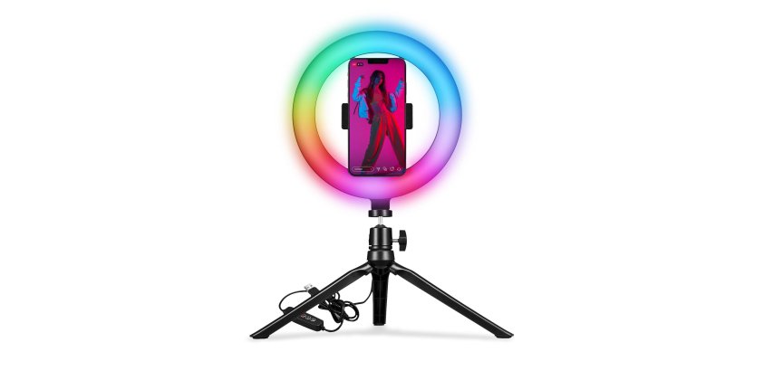 Celly CLICKRINGRGBBK luce di pannello a LED Rotondo