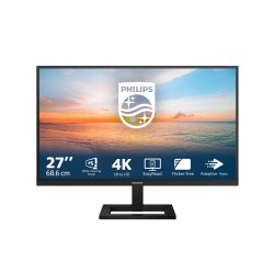 Philips 1000 series 27E1N1900AE/00 LED display 68,6 cm (27") 3840 x 2160 Pixels 4K Ultra HD LCD Zwart