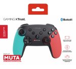 Trust GXT 1246B Muta Noir, Bleu, Rouge Bluetooth Manette de jeu Nintendo Switch, Nintendo Switch Lite