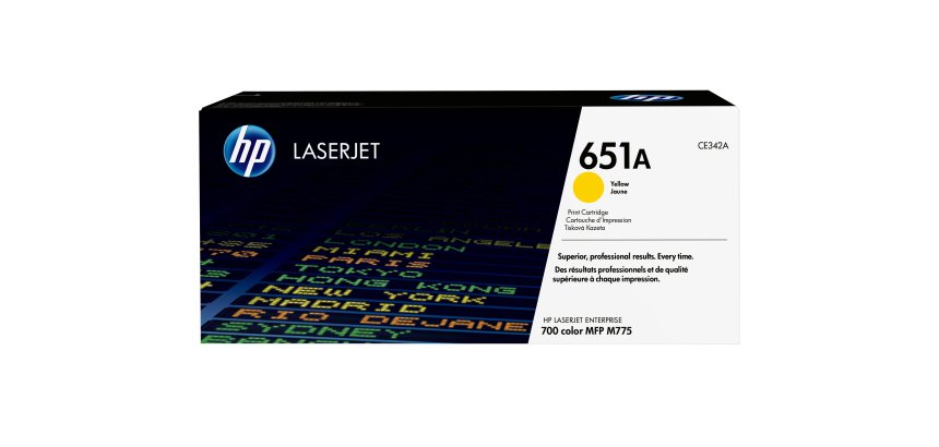 HP 651A toner LaserJet jaune authentique