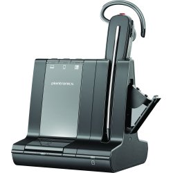 POLY Auriculares DECT USB-A Savi 8245 con certificación para Microsoft Teams de 1880-1900 MHz +D400