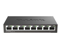 D-Link DGS-108 Non-géré L2 Gigabit Ethernet (10/100/1000) Noir
