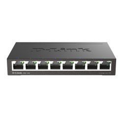 D-Link DGS-108 Non-géré L2 Gigabit Ethernet (10/100/1000) Noir
