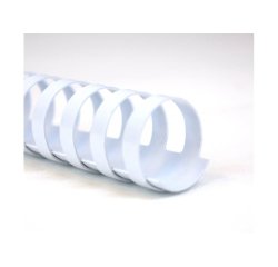 Peignes plastique gbc pour format a4 ï10mm 65 feuilles   coloris blanc boite de 100    unites
