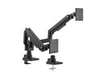 Equip Soporte de sobremesa para monitores dobles de 17«-35», negro