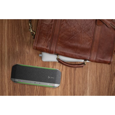 HP Poly Altavoz manos libres USB-A y USB-C con certificación para Microsoft Teams Poly Sync 40+ y adaptador USB-A BT700