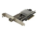 StarTech.com Carte réseau PCI Express à 1 port fibre optique 10 Gigabit Ethernet SFP+ ouvert - Chipset Intel - MM