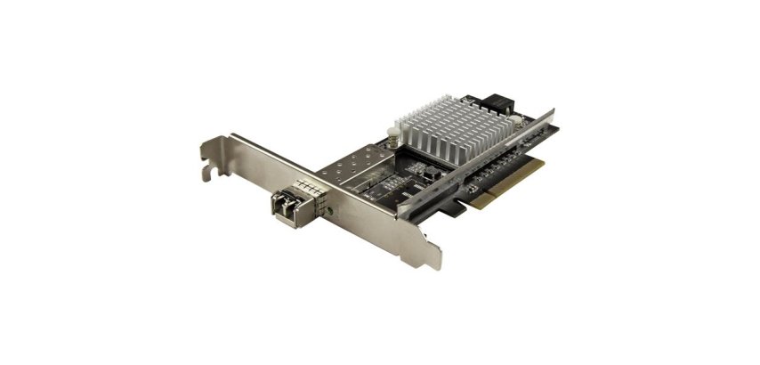 StarTech.com Carte réseau PCI Express à 1 port fibre optique 10 Gigabit Ethernet SFP+ ouvert - Chipset Intel - MM