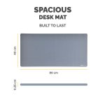 Fellowes Computer Desk Mat with Non-Slip Base Breyta Desk Mat with Antibacterial Protection Marine