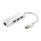 LevelOne Gigabit USB Network Adapter, USB Hub