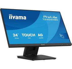 iiyama ProLite T2454MSC-B3AG computer monitor 60,5 cm (23.8") 1920 x 1080 Pixels Full HD LED Touchscreen Multi-gebruiker Zwart