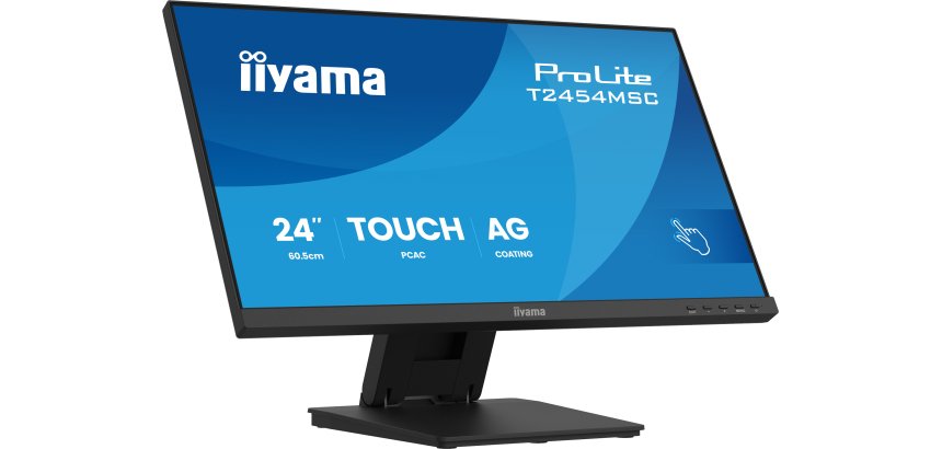 iiyama ProLite T2454MSC-B3AG écran plat de PC 60,5 cm (23.8") 1920 x 1080 pixels Full HD LED Écran tactile Multi-utilisateur Noir