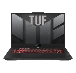 ASUS TUF Gaming A17 TUF707NUQ-DICHX146W AMD Ryzen™ 7 170 Ordinateur portable 43,9 cm (17.3") Full HD 16 Go DDR5-SDRAM 512 Go SSD NVIDIA GeForce RTX 4050 Wi-Fi 6 (802.11ax) Windows 11 Home Noir, Gris