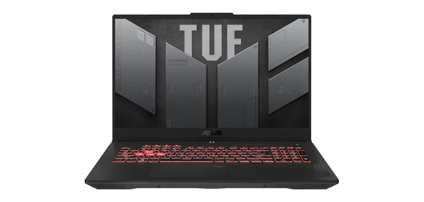 ASUS TUF Gaming A17 TUF707NUQ-DICHX146W AMD Ryzen™ 7 170 Ordinateur portable 43,9 cm (17.3") Full HD 16 Go DDR5-SDRAM 512 Go SSD NVIDIA GeForce RTX 4050 Wi-Fi 6 (802.11ax) Windows 11 Home Noir, Gris