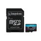 Kingston Technology Canvas Go! Plus Carte microSDXC Canvas Go Plus 170R A2 U3 V30 de 512 Go + ADP