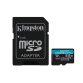 Kingston Technology Tarjeta microSDXC Canvas Go Plus 170R A2 U3 V30 de 512 GB con ADP