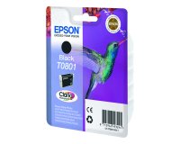 Epson T0801  (C13T08014011) Cartucho original negro de capacidad estándar (330 páginas)