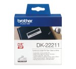 Brother DK-22211 - Rouleau d'étiquettes original – Blanc, 29 mm x 15,24 m